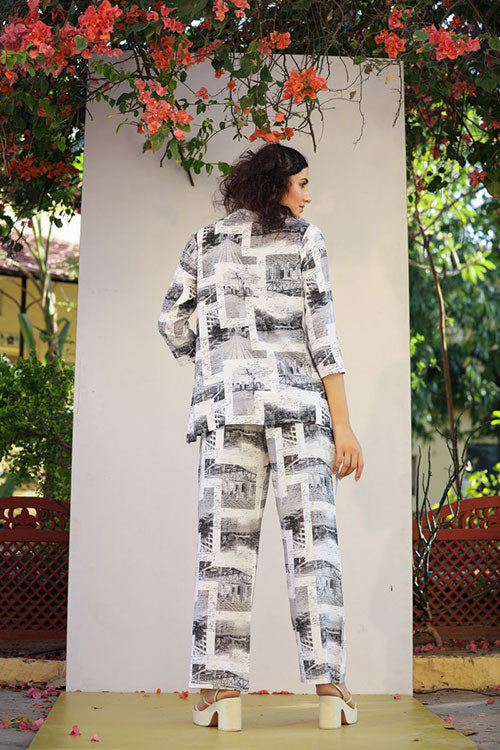 Funky Printed Rayon Co-Ord Set5- Freyaa