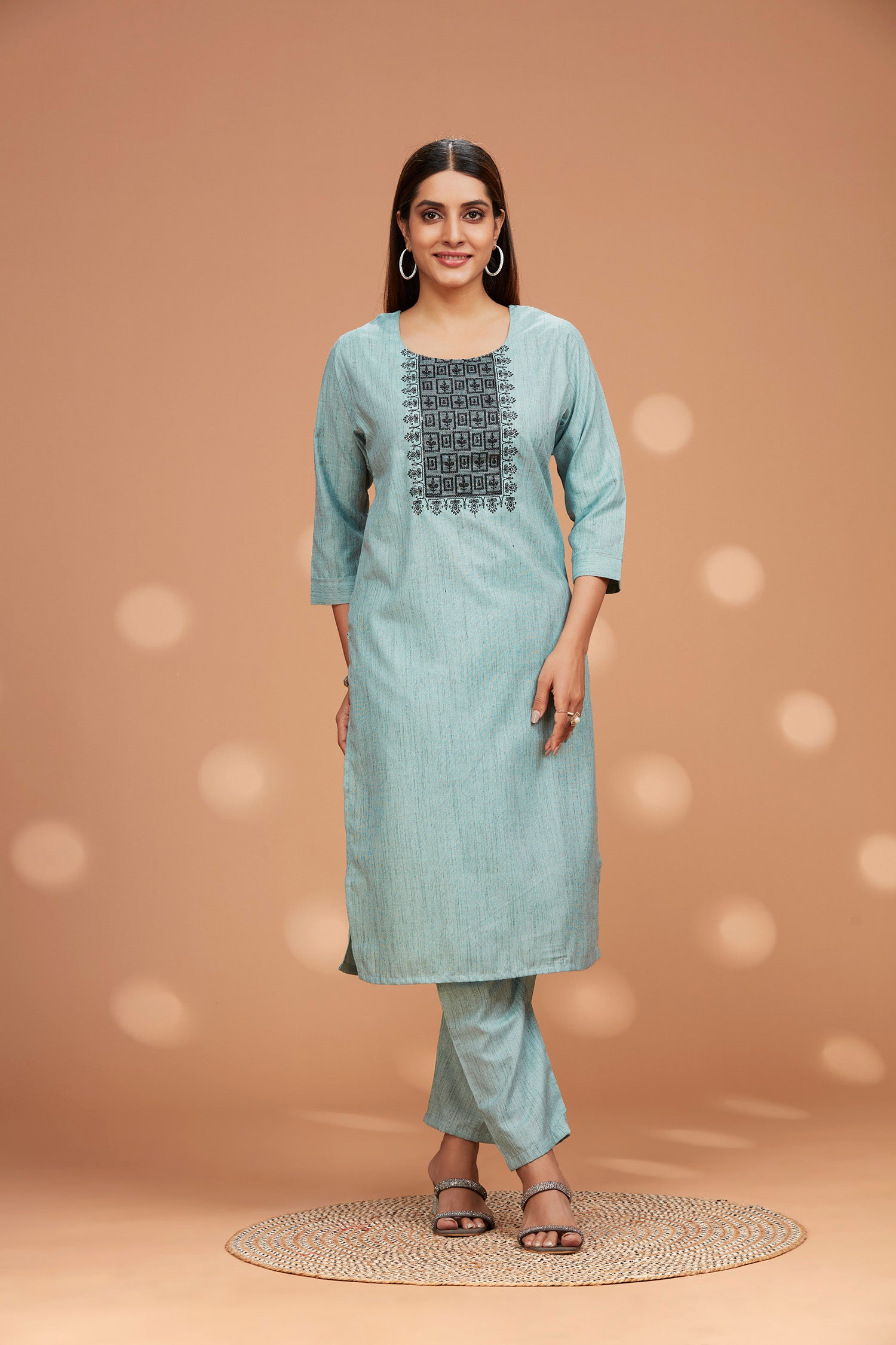 Rayon Classic Two-Piece Kurta Set