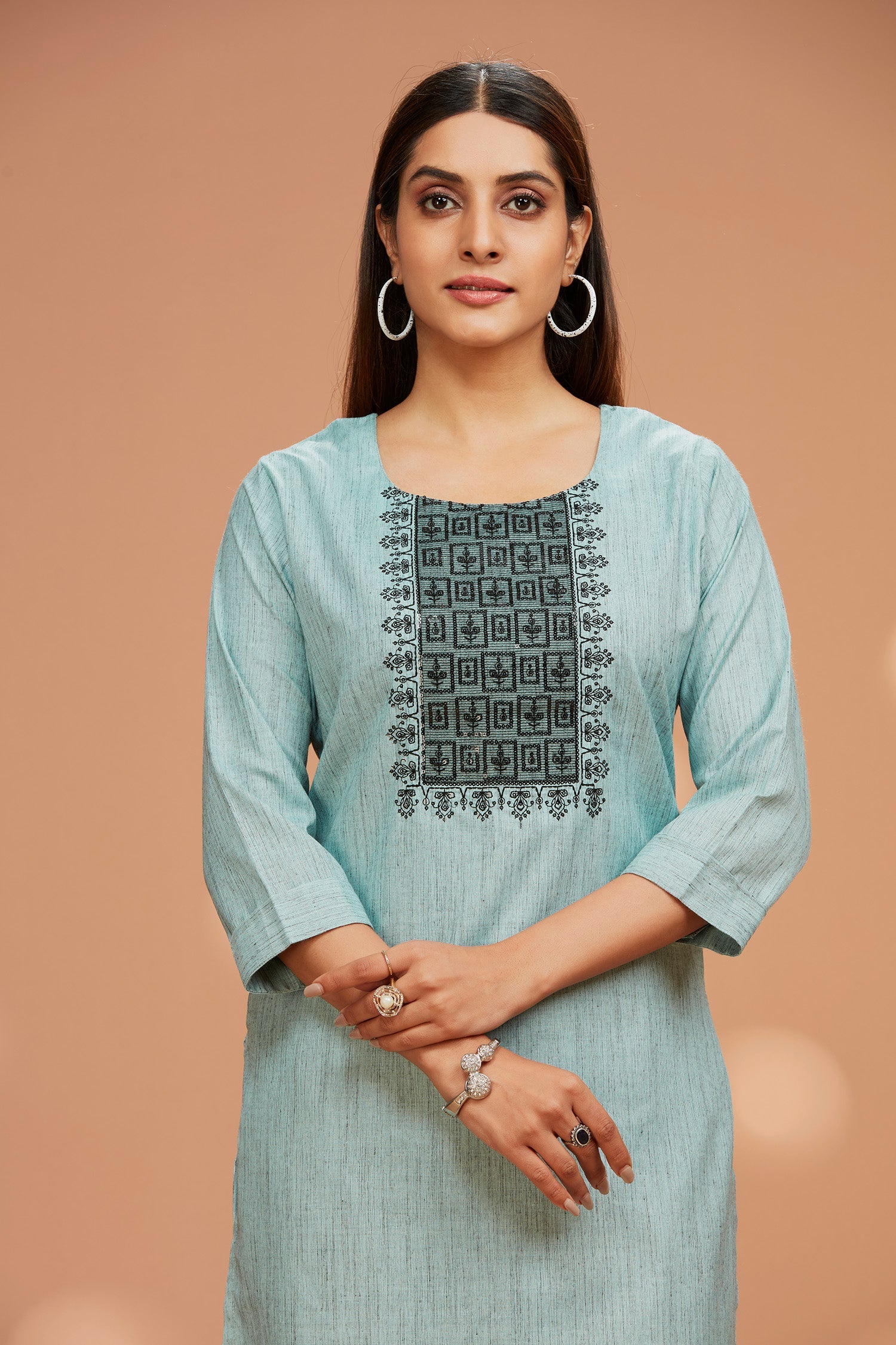 Rayon Classic Two-Piece Kurta Set