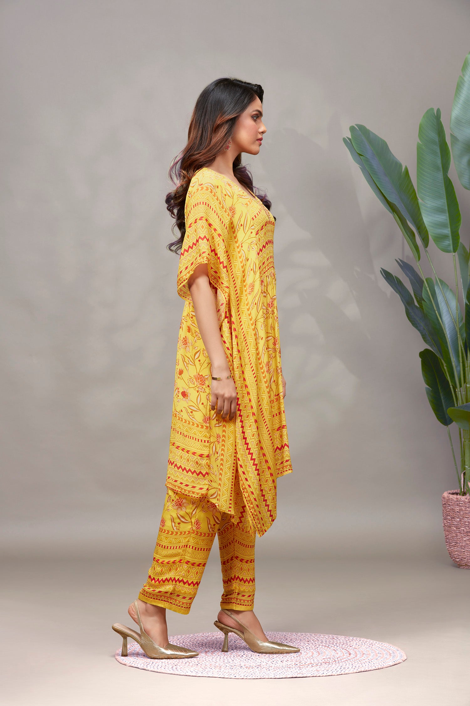 Sunny Elegance Long Kaftan