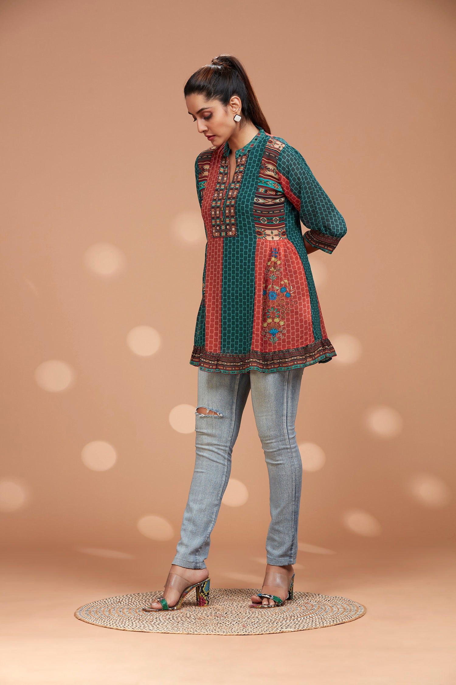 Georgette Frock Style Kurti