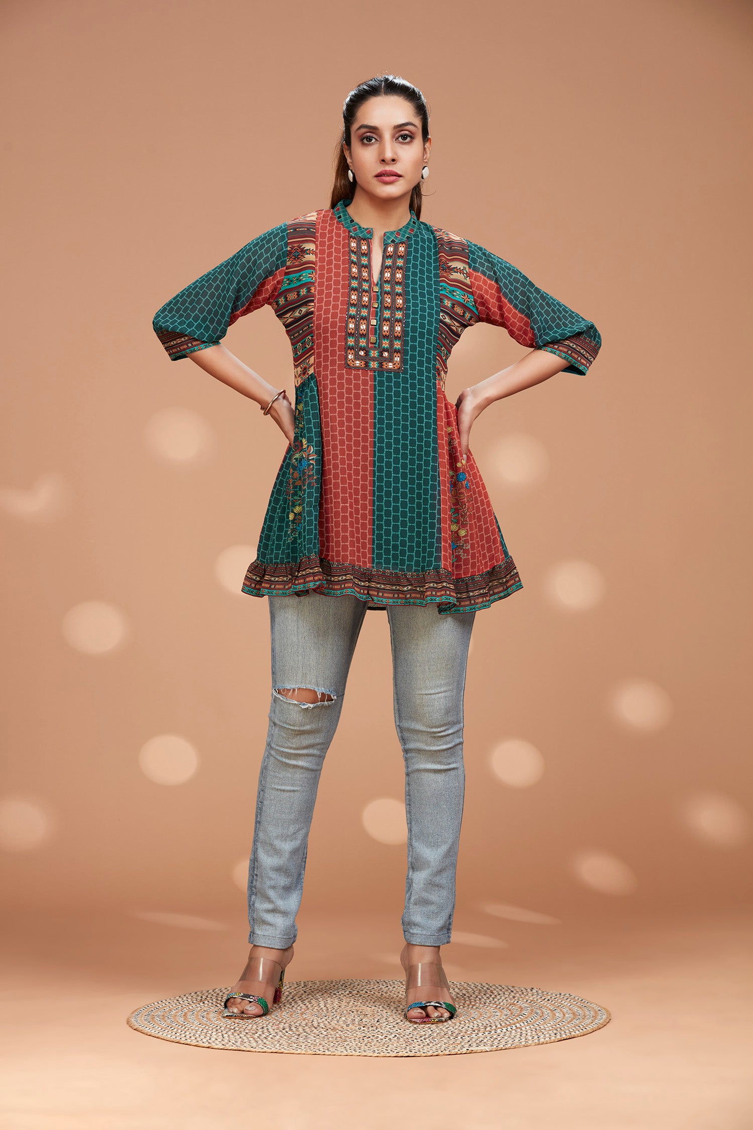 Georgette Frock Style Kurti