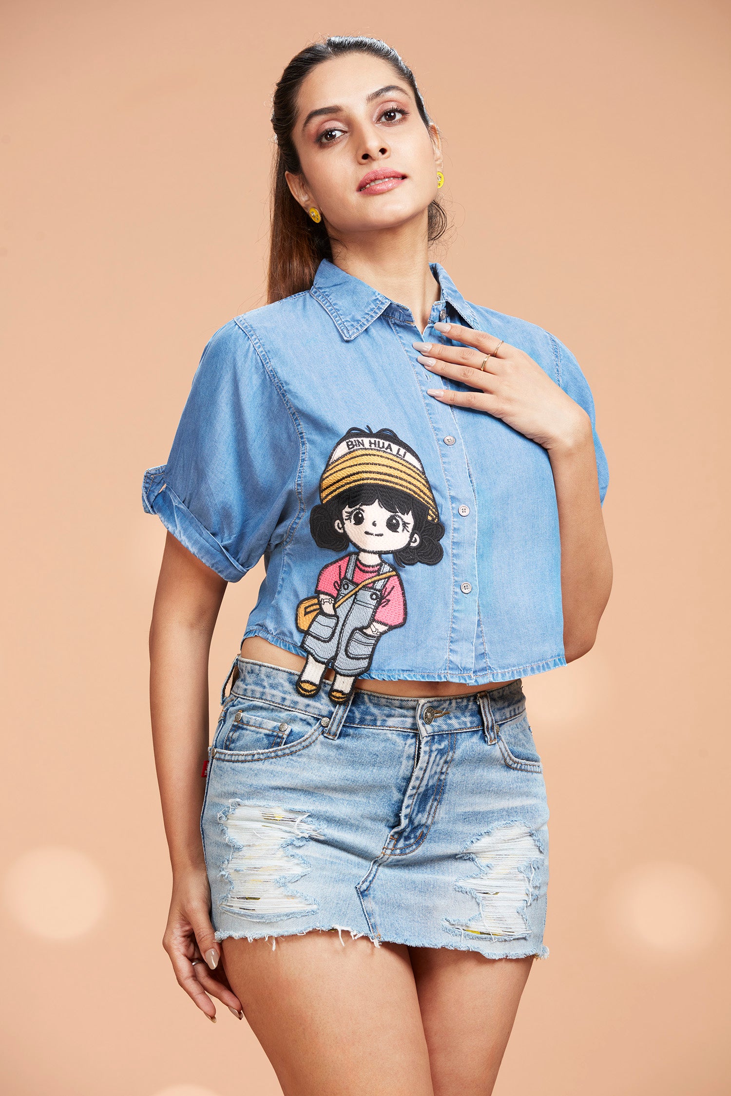 Denim Crop Top