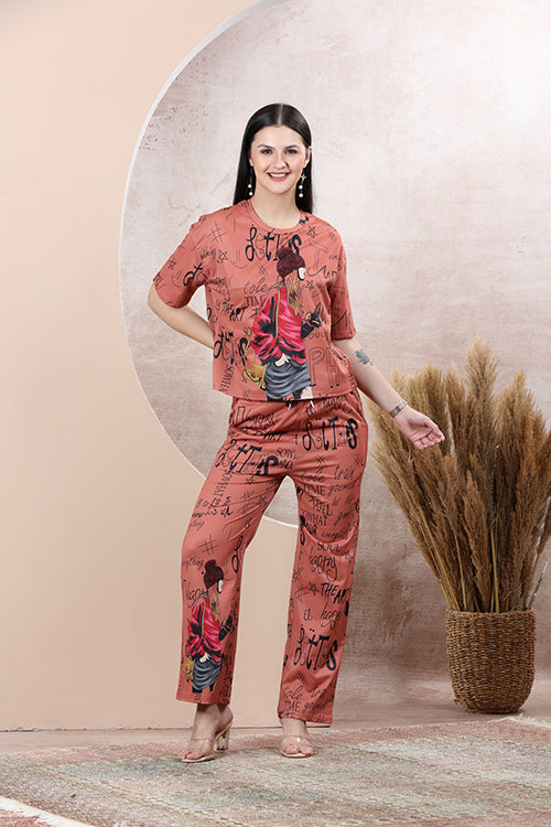 Holiday Wear Co-Ord Set - Free Size3- Freyaa