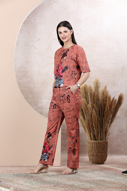 Holiday Wear Co-Ord Set - Free Size4- Freyaa