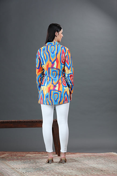 Free Size Long Length Colorful Shirt 3 - Freyaa