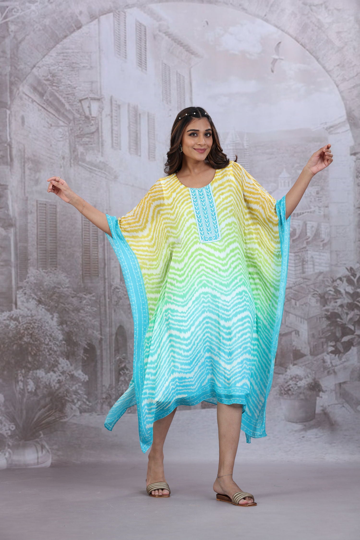 Sunset Dreams Ombre Kaftan