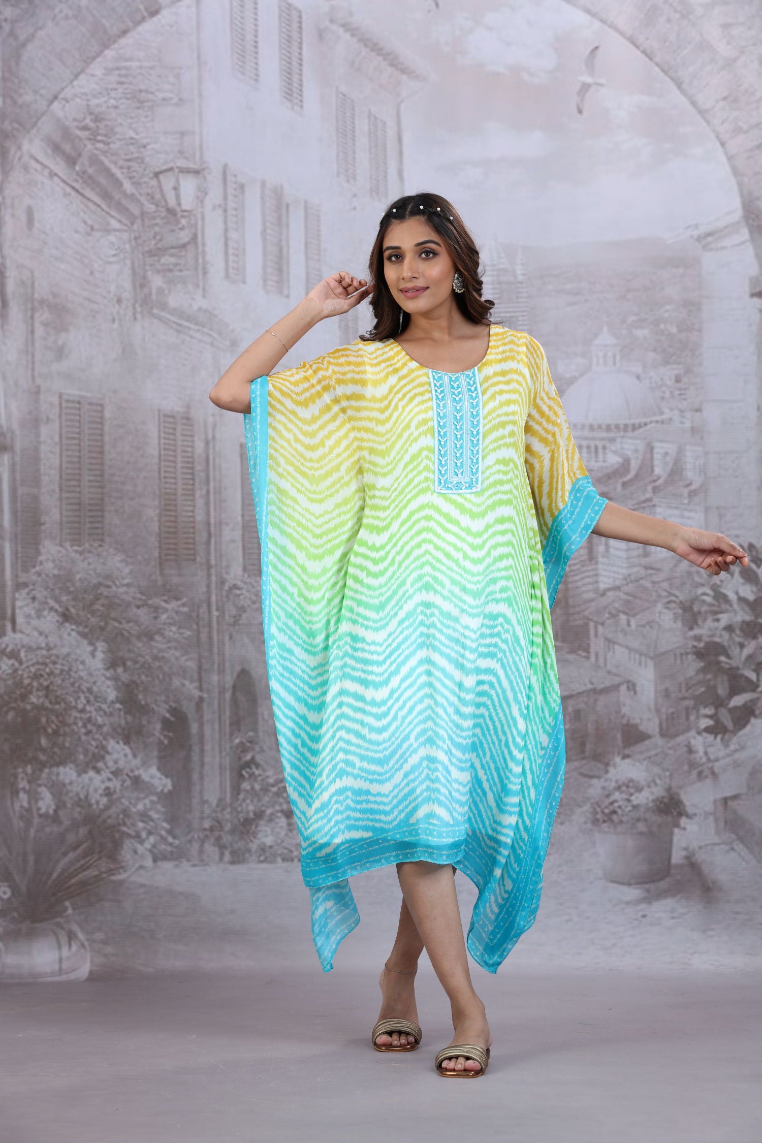 Sunset Dreams Ombre Kaftan