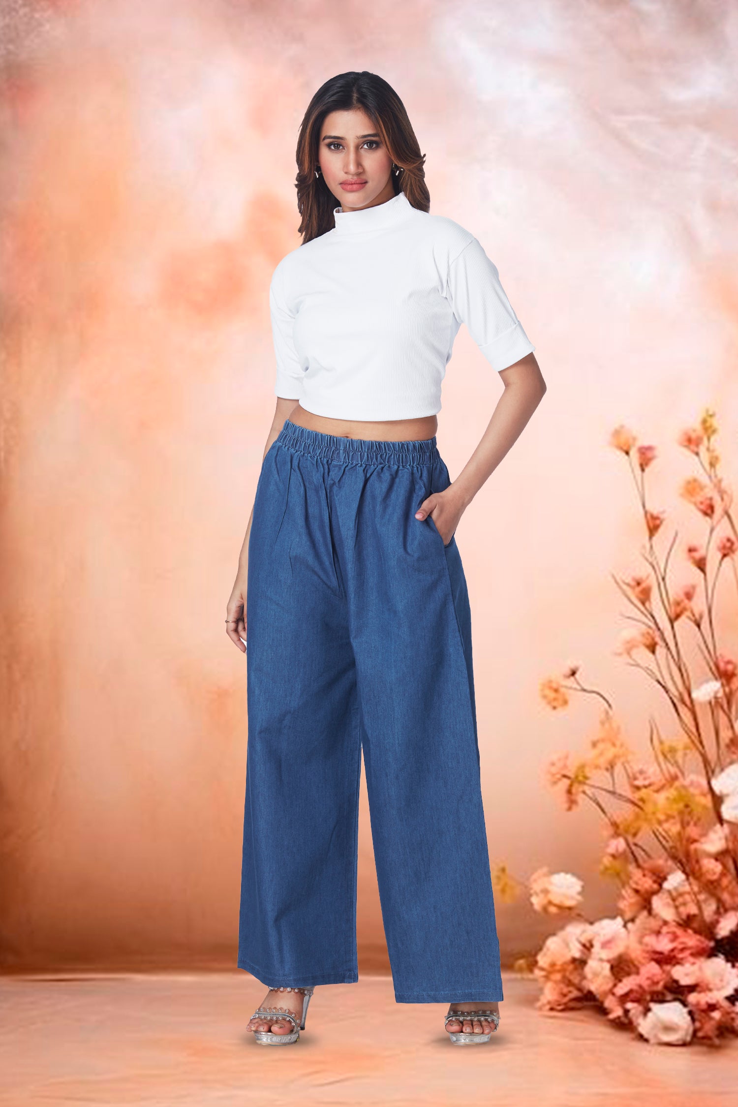 Denim Wide leg Plazo