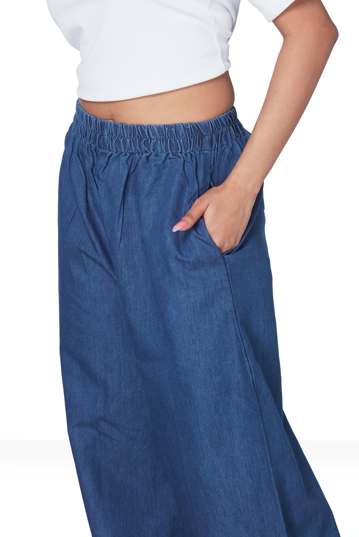 Denim Wide leg Plazo