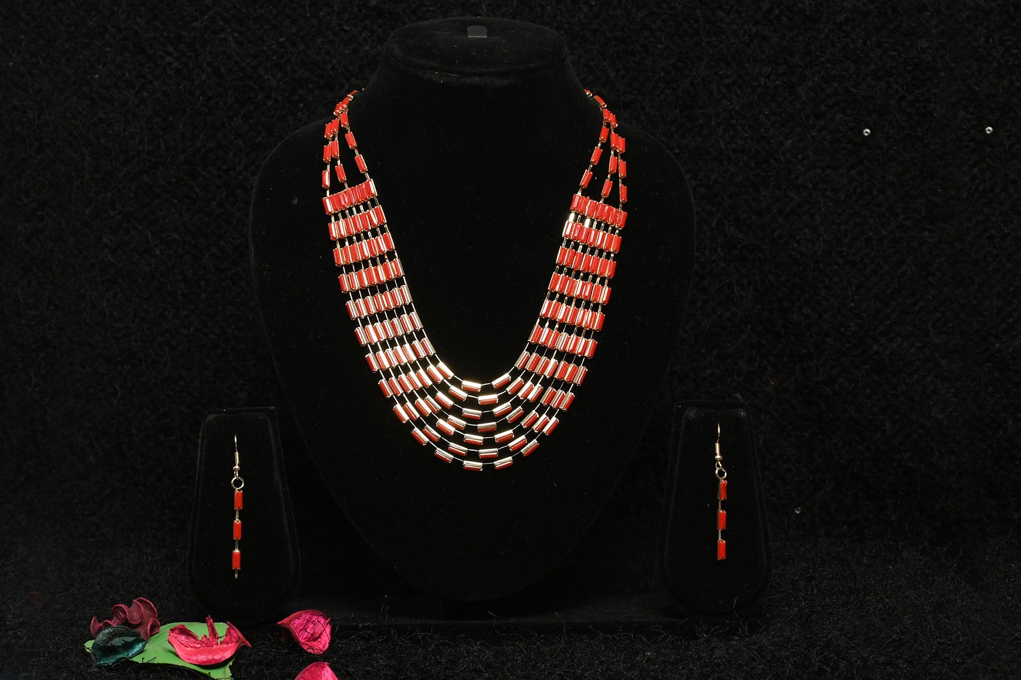 Forever Glam look Rice Necklace Set2