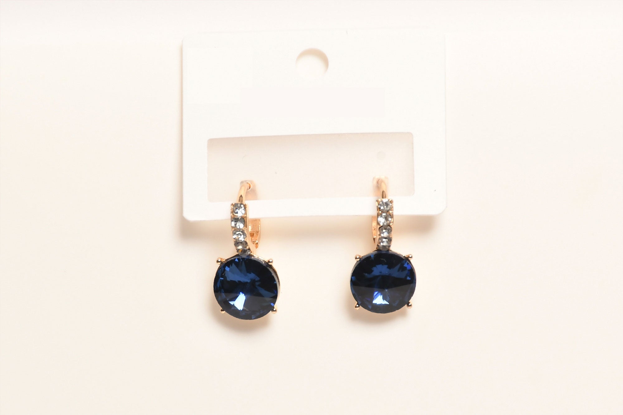 Blue Bolai Color Changing Diamond Drop Earrings - Freyaa