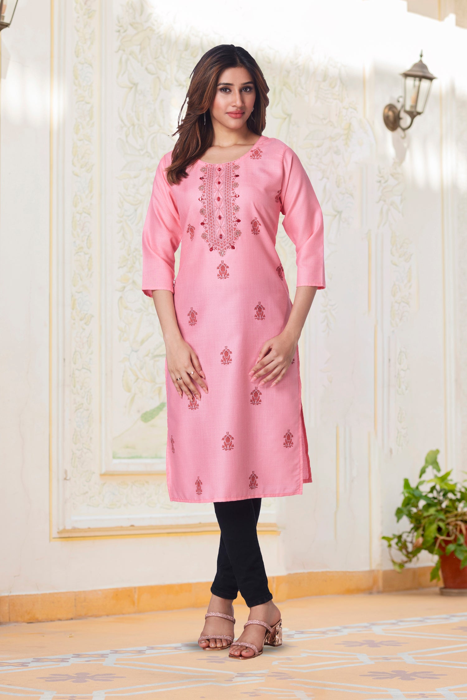 Cotton long kurtis for ladies hotsell