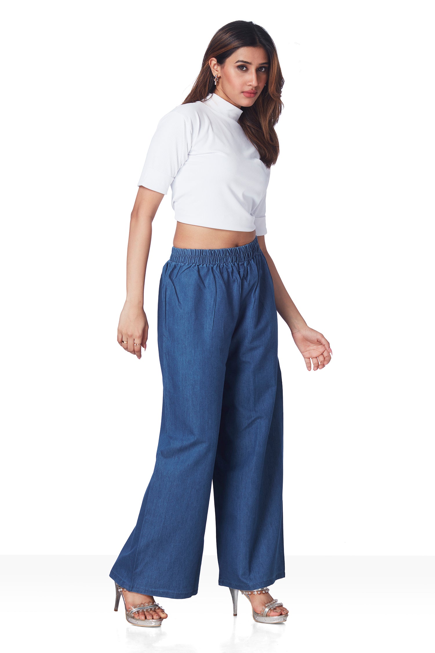 Denim Wide leg Plazo