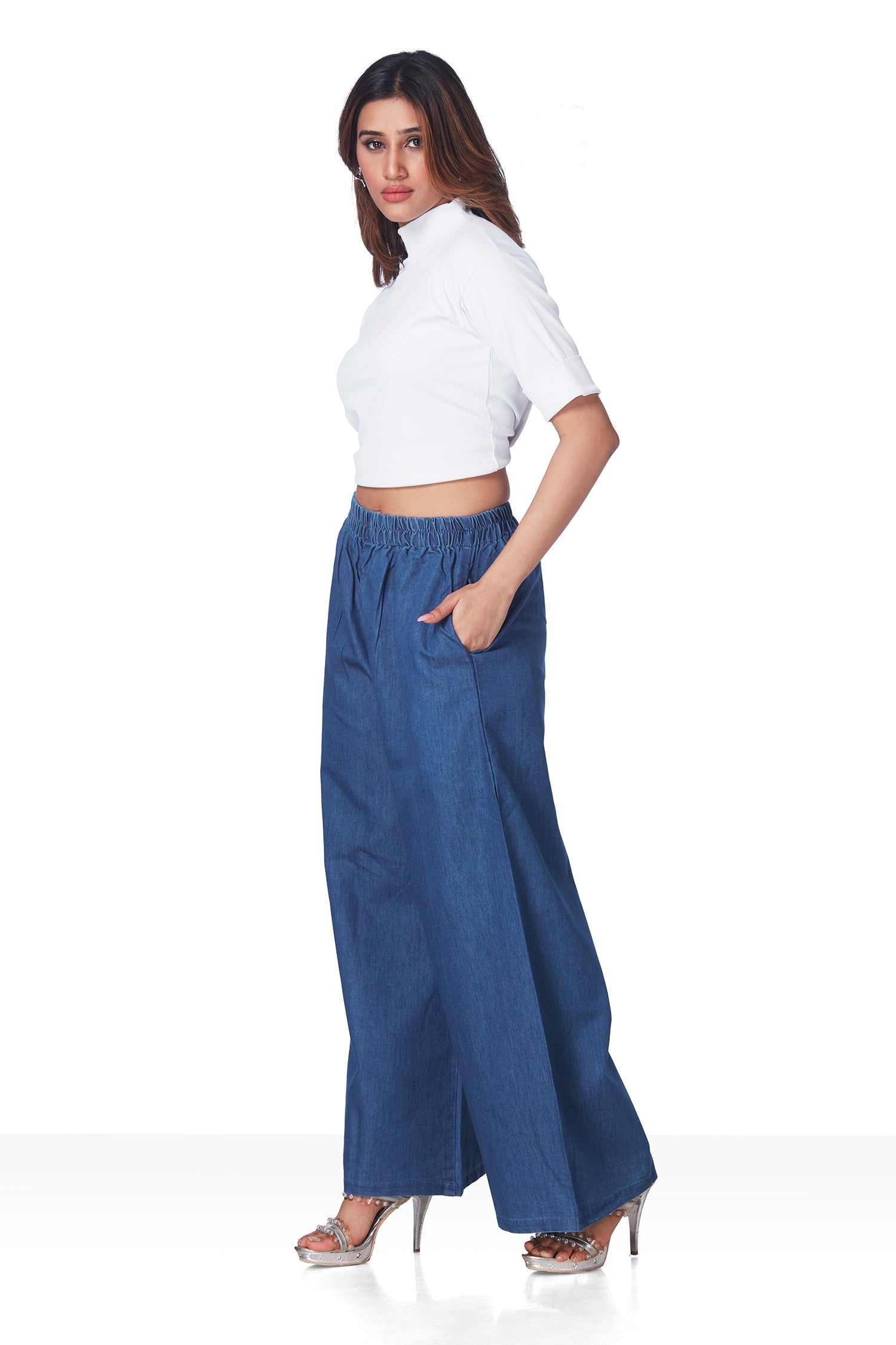 Denim Wide leg Plazo