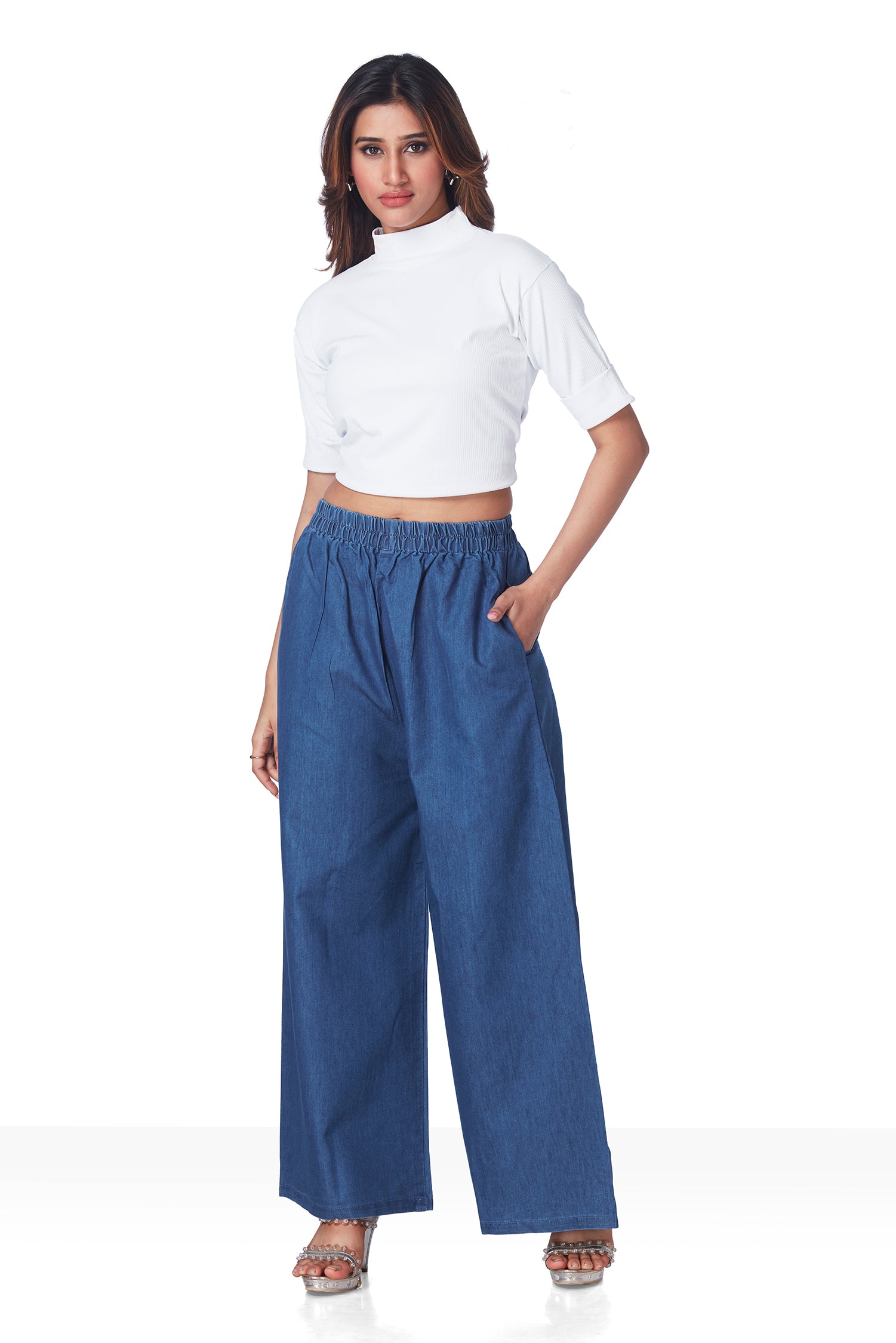 Denim Wide leg Plazo