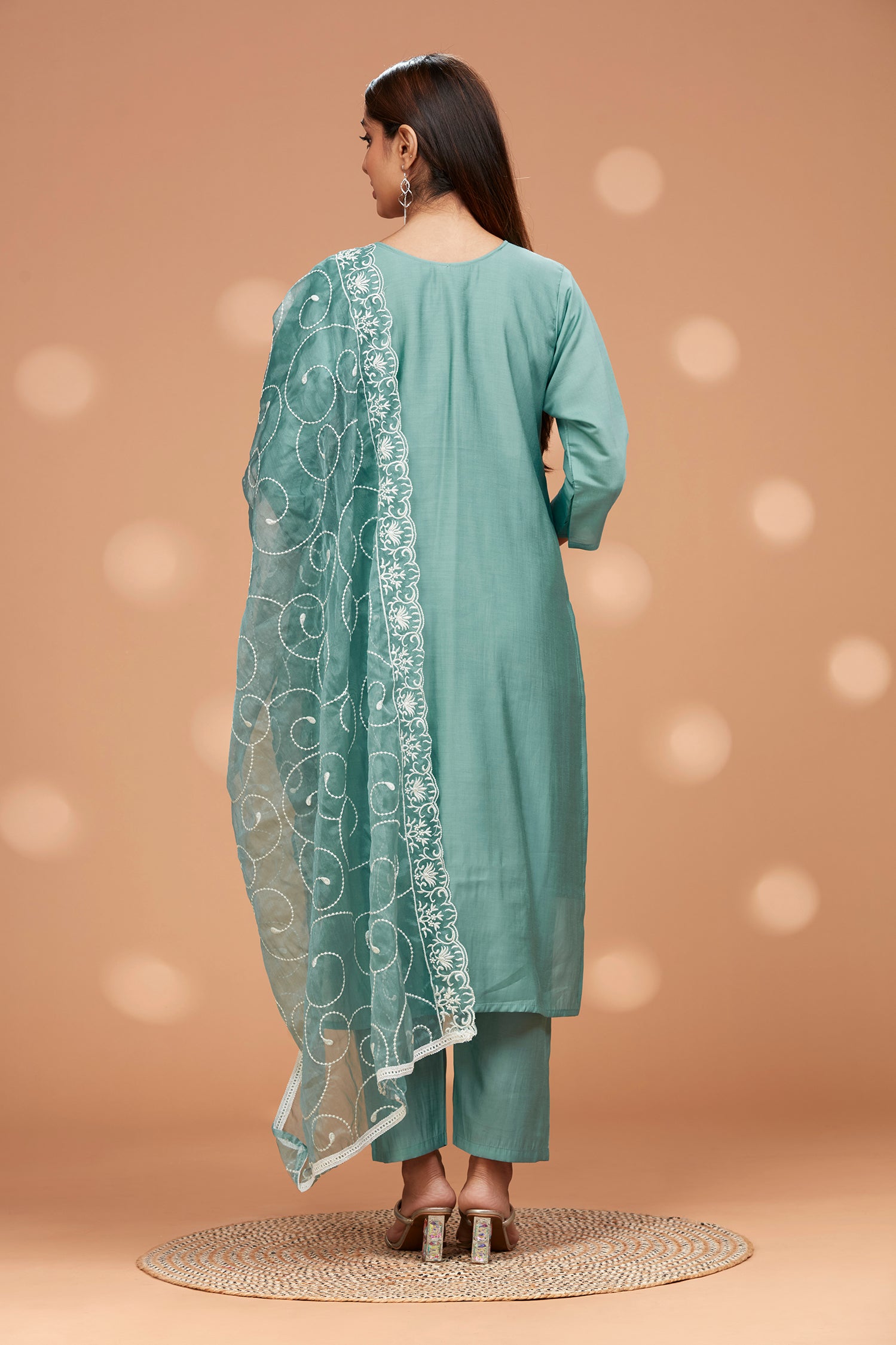 Three-Piece Evening Wear Kurta Set