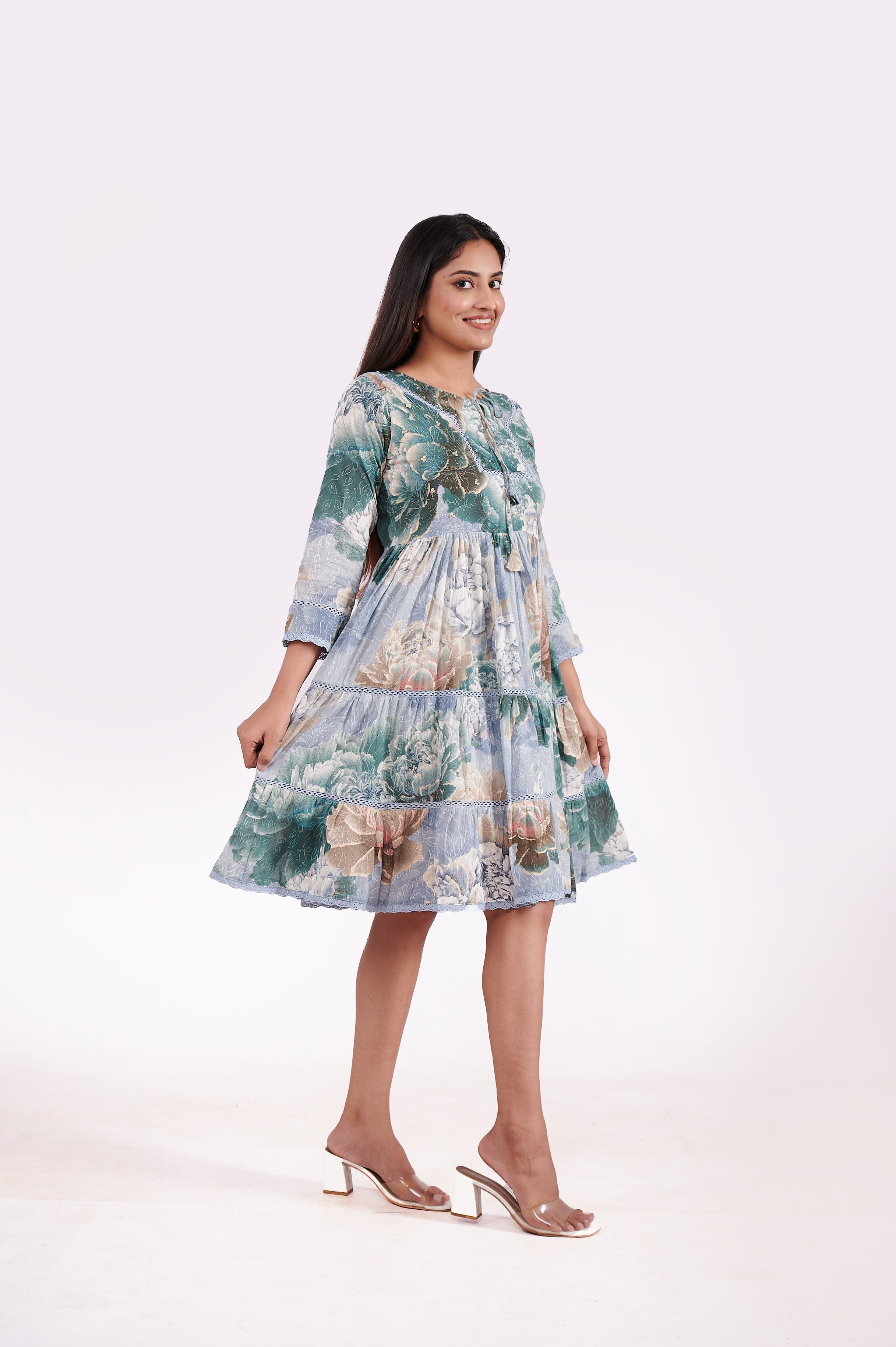 Cotton Printed Sequence Tunics