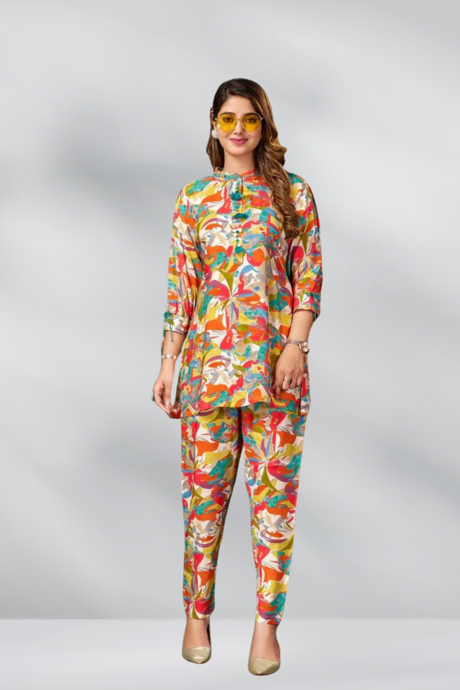 Floral Print Co-Ord Set - Freyaa