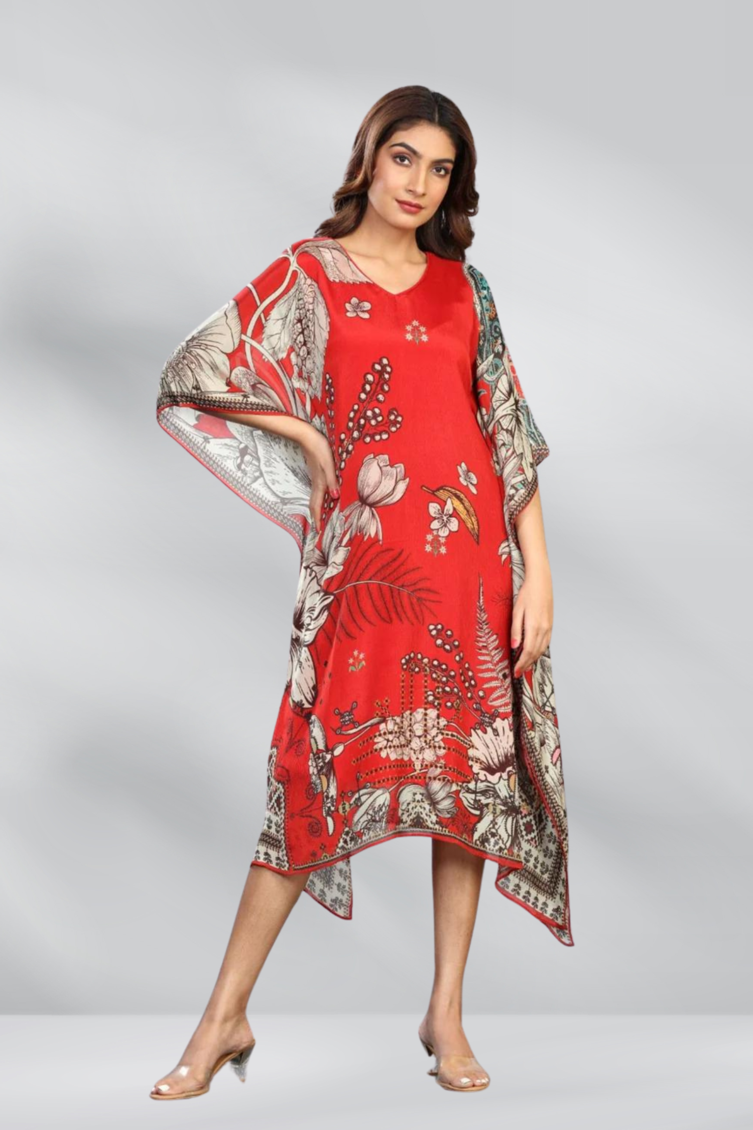 Viscose Chinon Kaftan