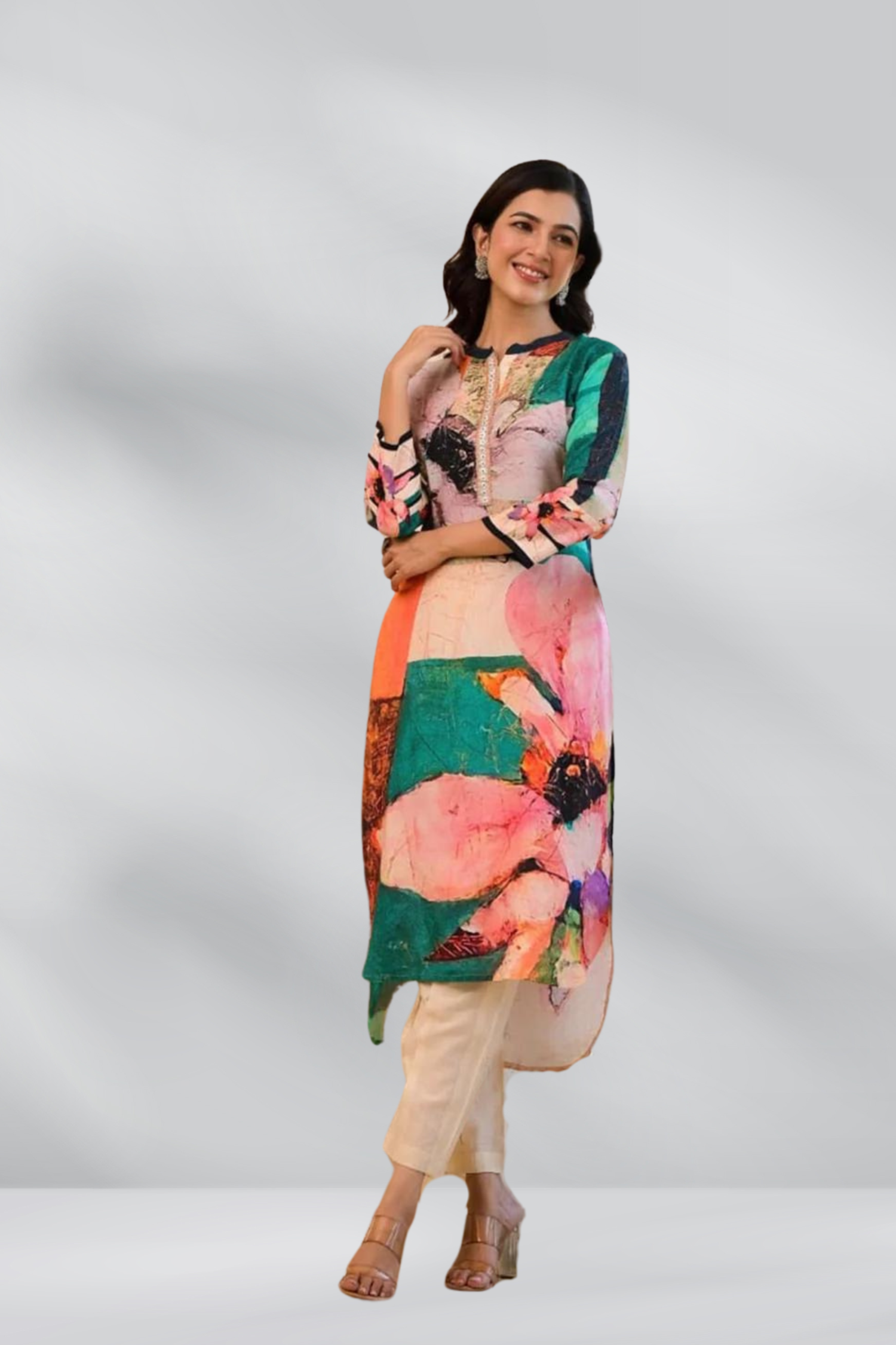 Viscose Printed Co-Ord Set - Freyaa